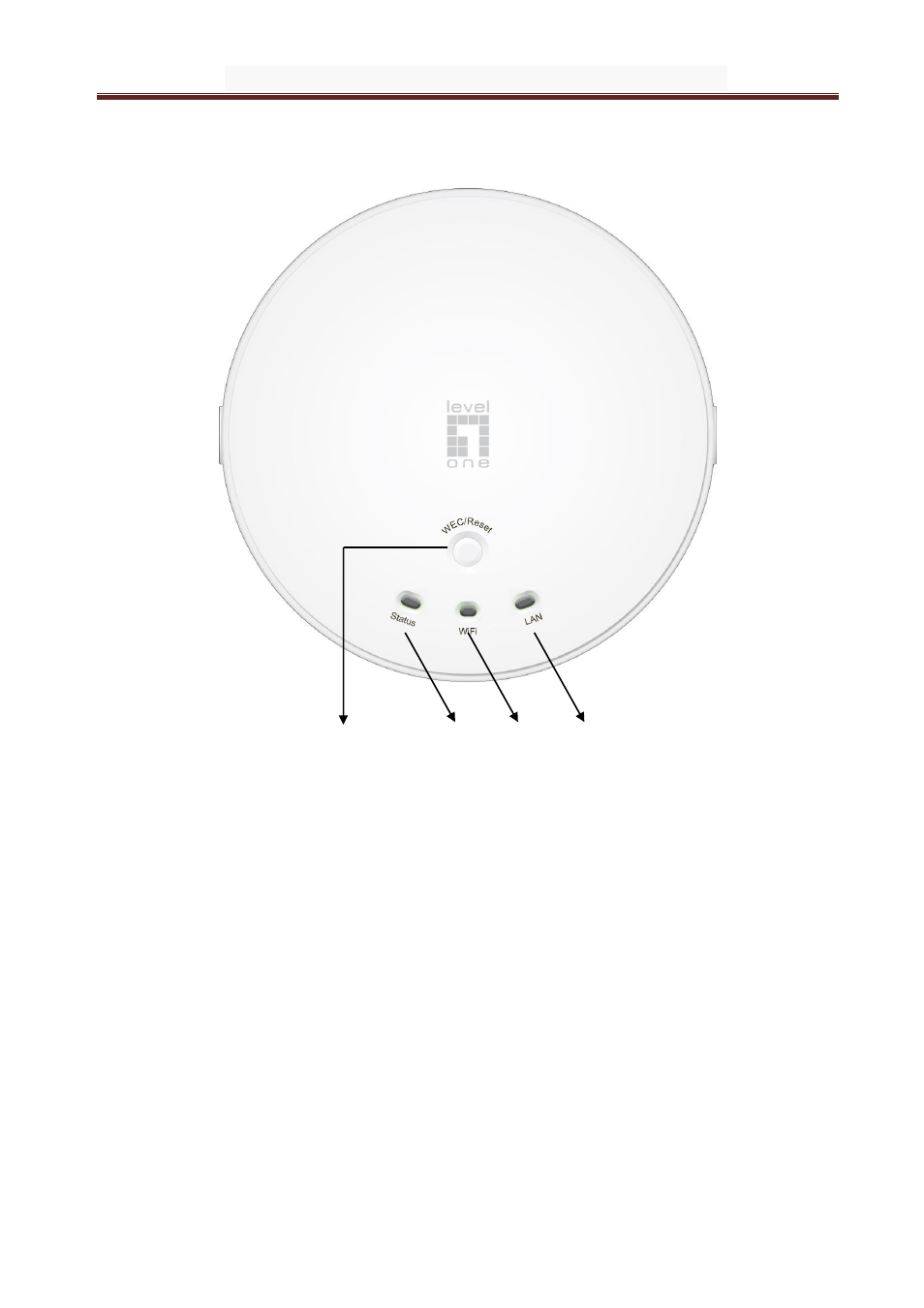 Led indicators, 4 led indicators | LevelOne WAP-6101 User Manual | Page 8 / 49