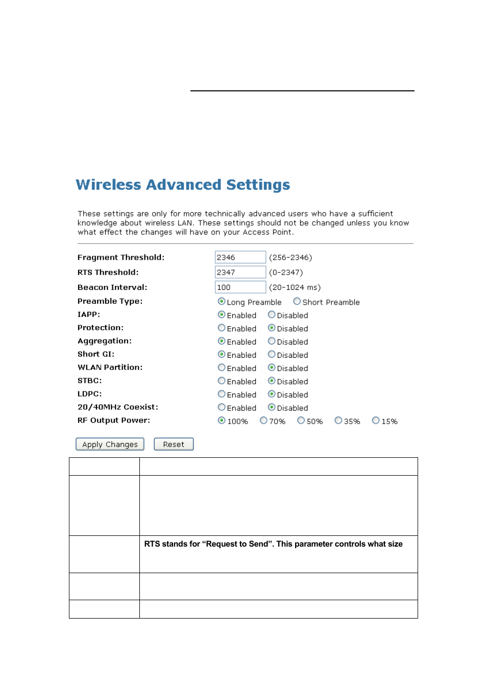 Advanced settings | LevelOne WAP-6110 User Manual | Page 45 / 150