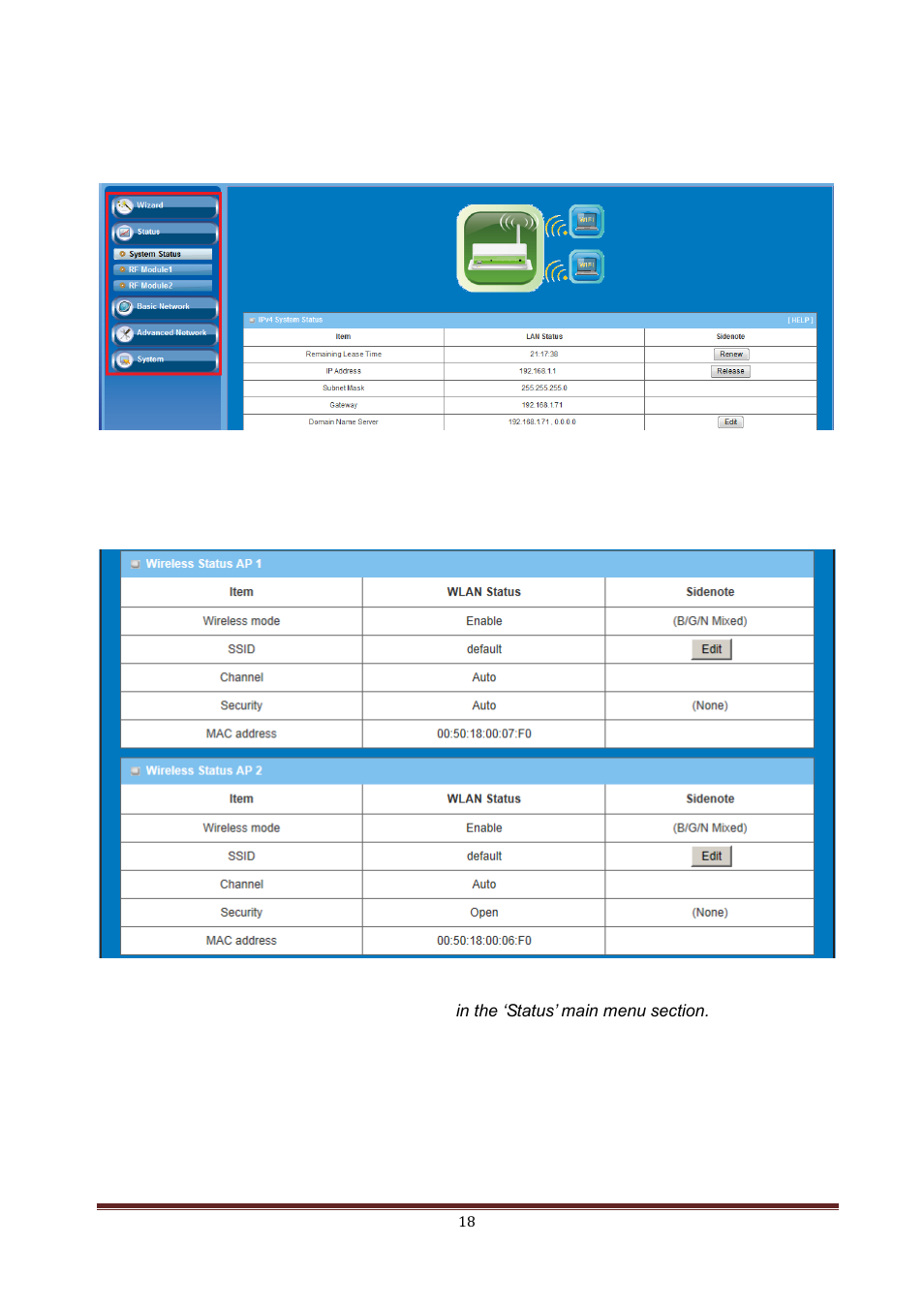 LevelOne WAP-6150 User Manual | Page 18 / 49