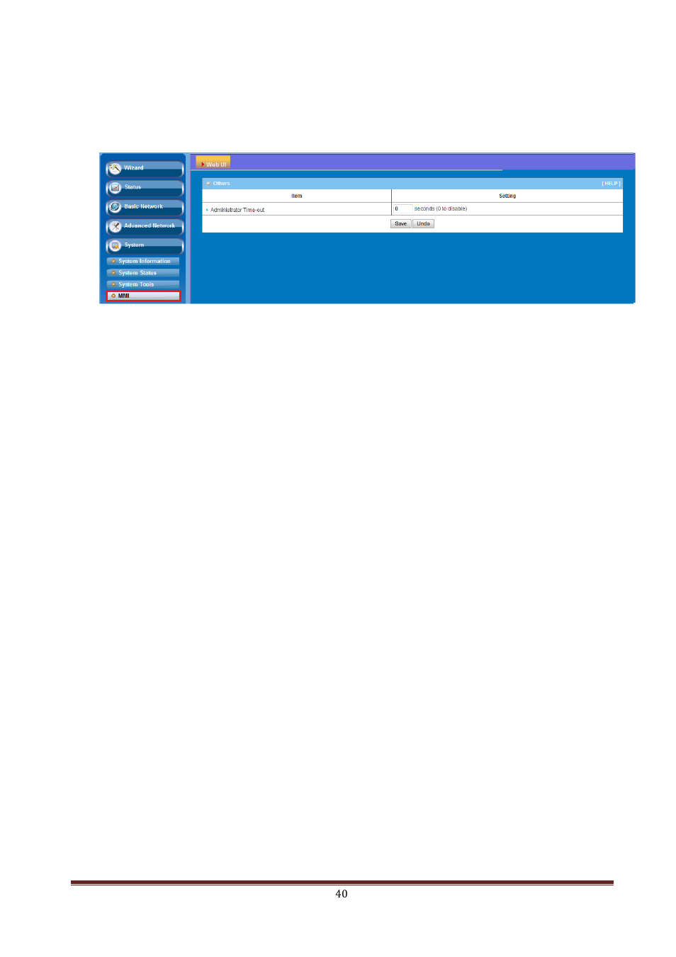 Web ui, 4 mmi | LevelOne WAP-6150 User Manual | Page 40 / 49