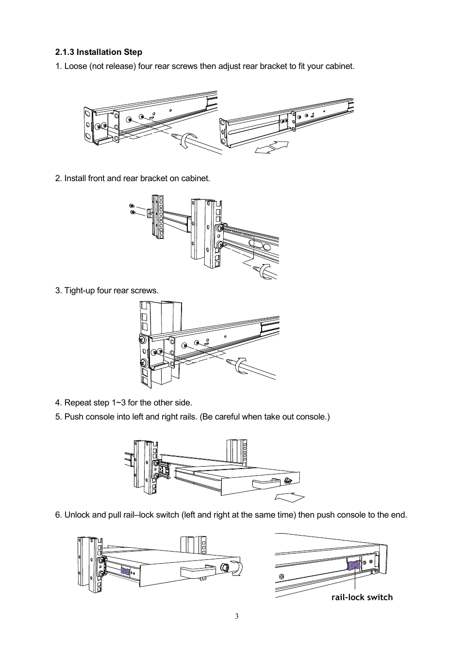 3 installation step | LevelOne KVM-0117 User Manual | Page 6 / 17
