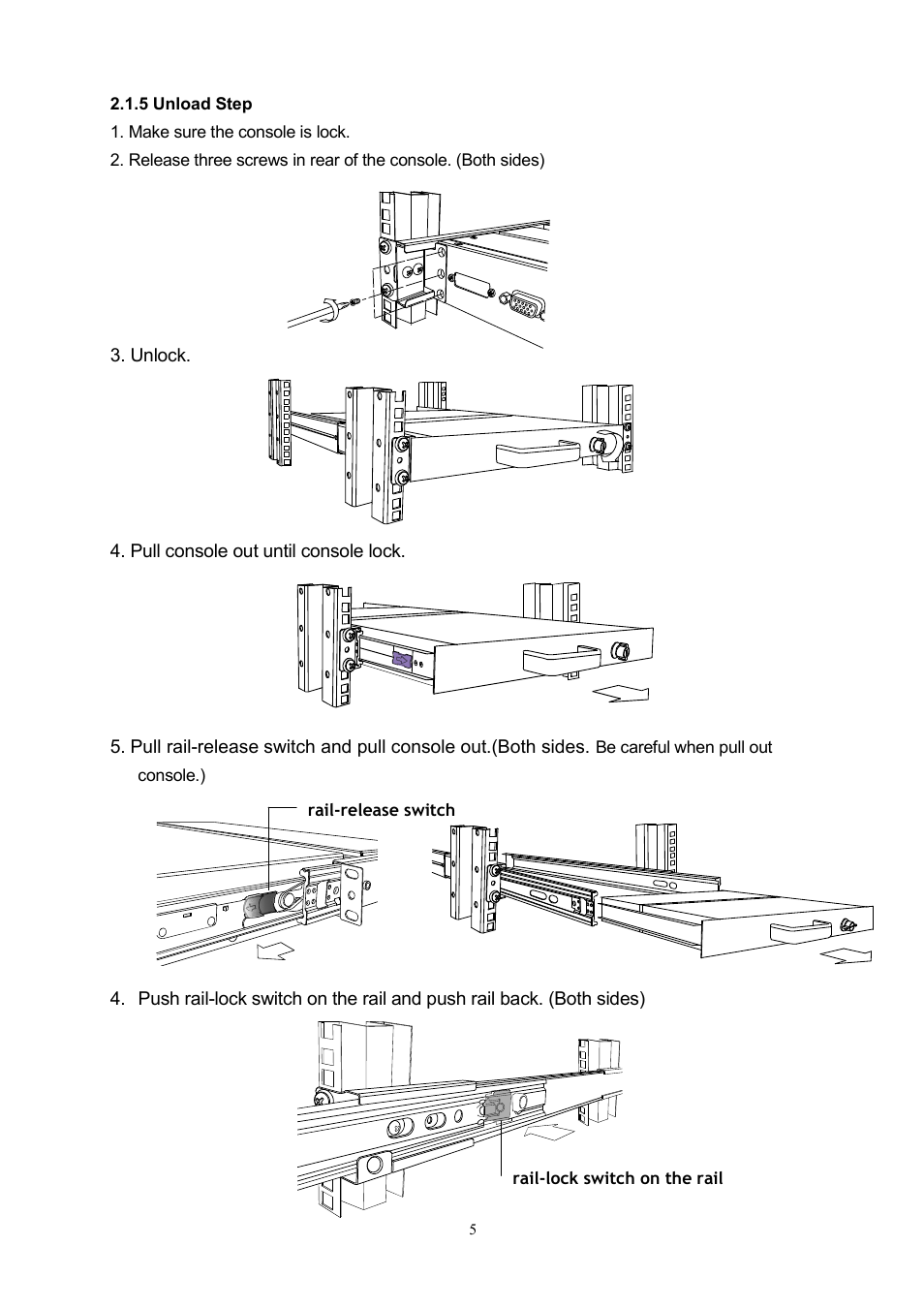 5 unload step | LevelOne KVM-0117 User Manual | Page 8 / 17