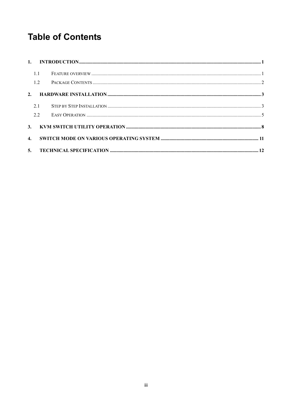 LevelOne KVM-0221 User Manual | Page 3 / 15