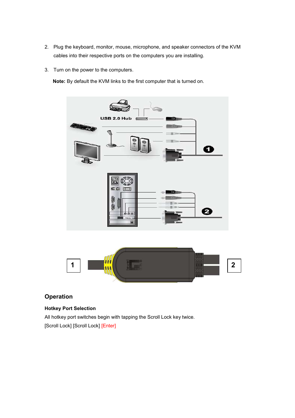 LevelOne KVM-0260 User Manual | Page 3 / 7