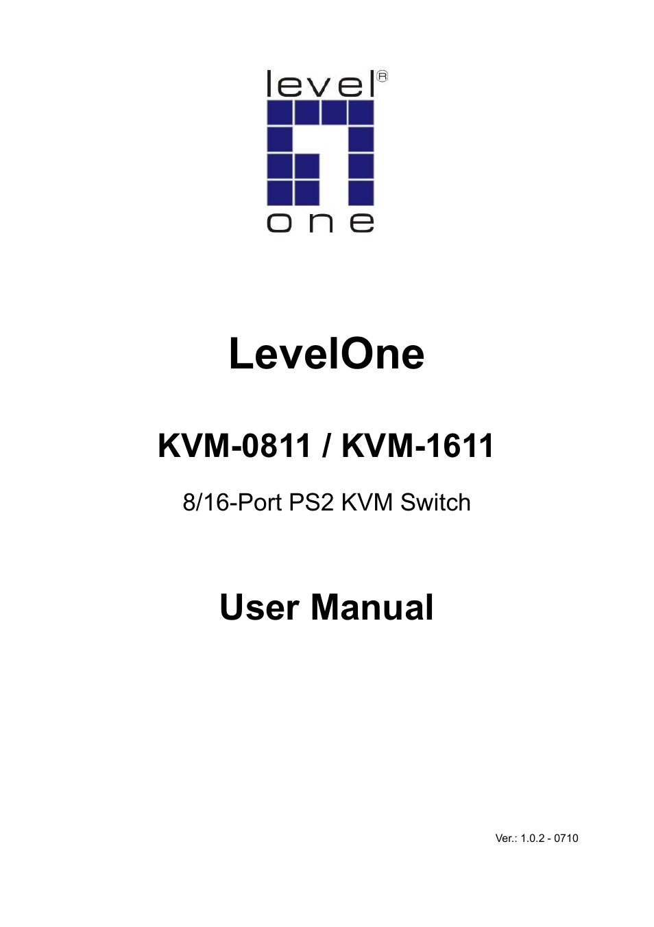 LevelOne KVM-0811 User Manual | 22 pages