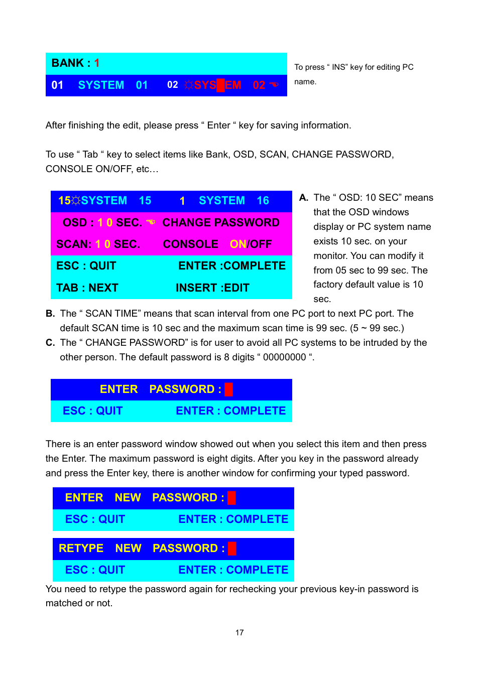 LevelOne KVM-0811 User Manual | Page 20 / 22