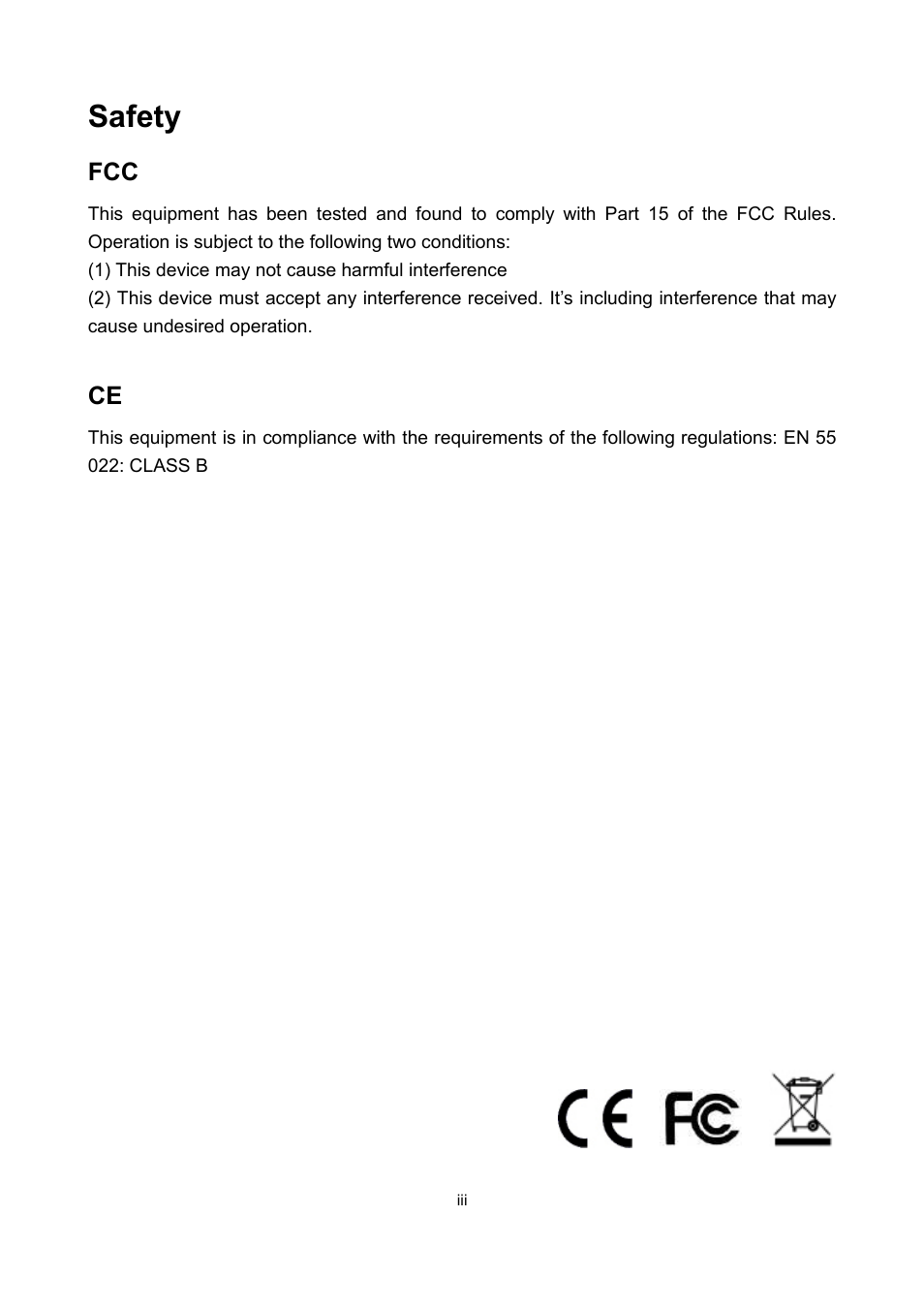 Safety | LevelOne KVM-1631 User Manual | Page 34 / 62