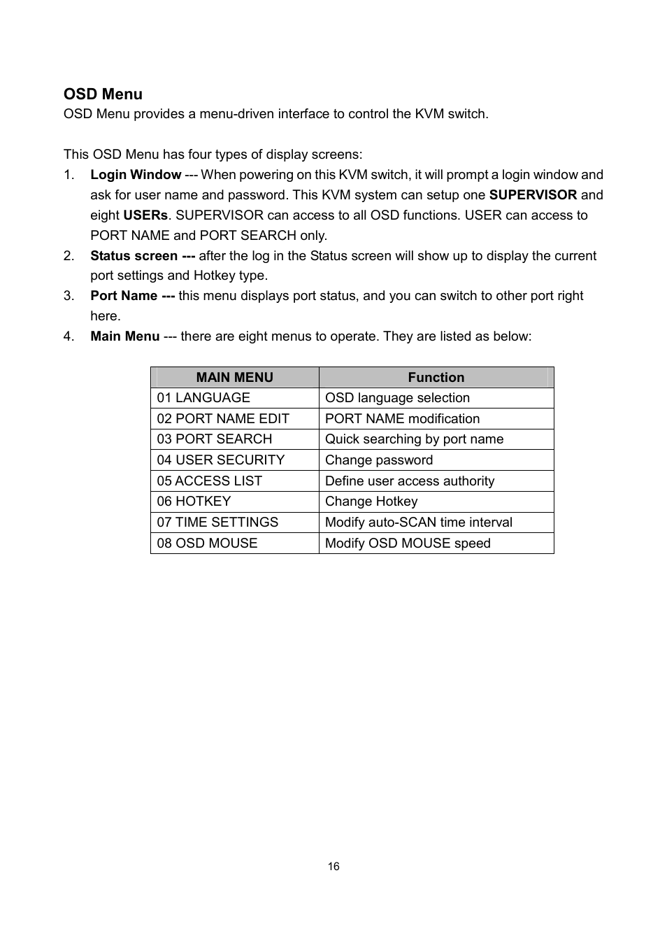 LevelOne KVM-1631 User Manual | Page 52 / 62