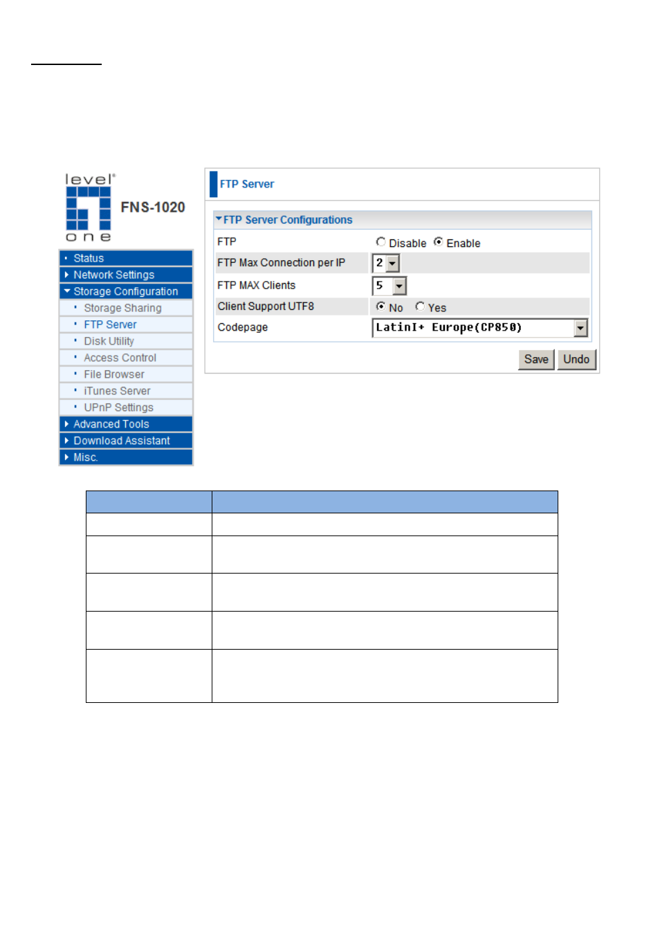 LevelOne FNS-1020 User Manual | Page 25 / 49