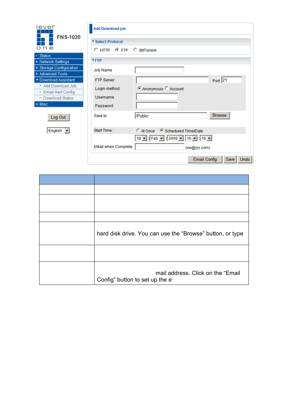 LevelOne FNS-1020 User Manual | Page 33 / 49