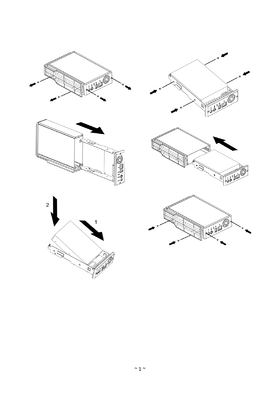 Installation hard disk | LevelOne GNS-1001 User Manual | Page 5 / 41