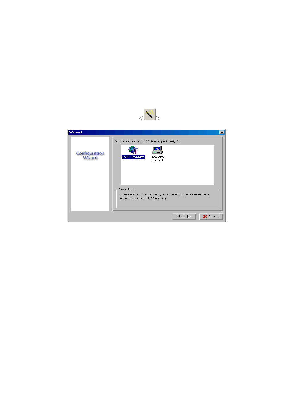 Wizard, Tcp/ip wizard, Izard | LevelOne FPS-1032 User Manual | Page 21 / 81