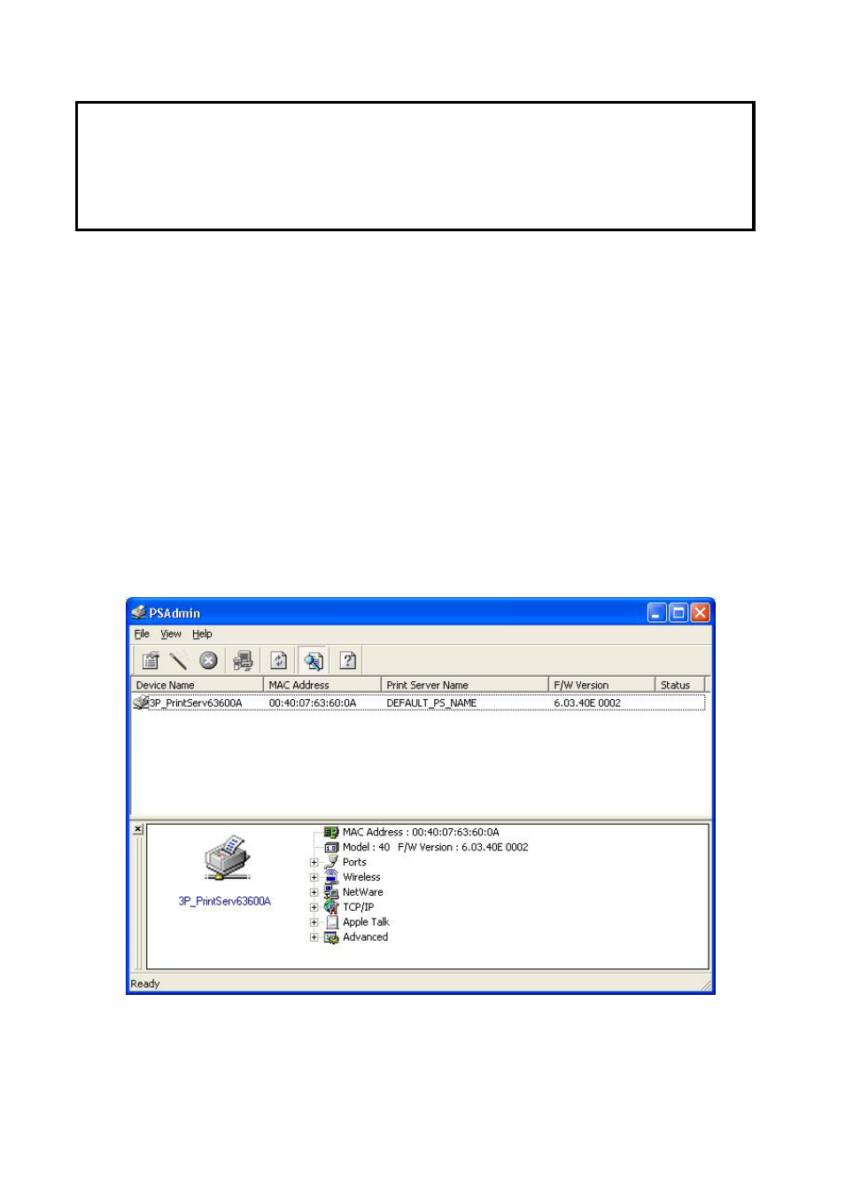 Using psadmin, Sing, Dmin | LevelOne WPS-1133 User Manual | Page 21 / 84