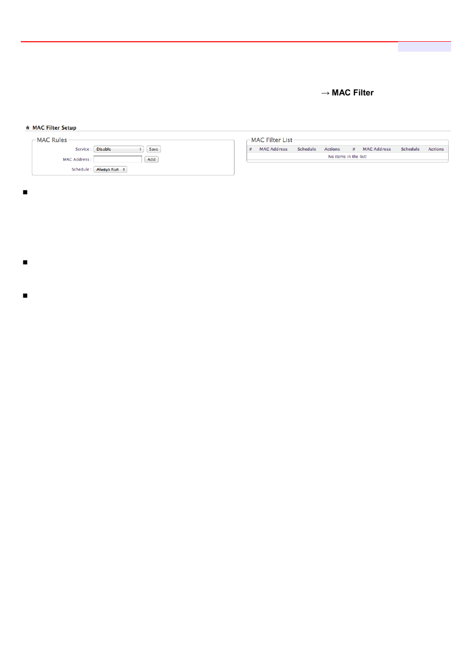 3 mac filter | LevelOne WHG-1000 User Manual | Page 110 / 136