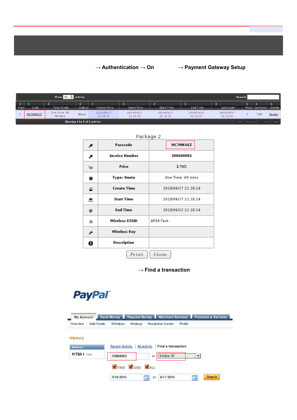 Appendix e. issue refund for paypal | LevelOne WHG-1000 User Manual | Page 133 / 136