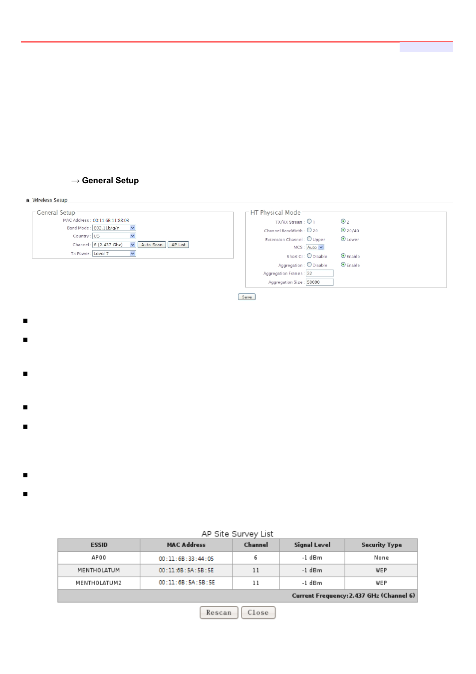 2 create your wireless network, 1 configure wireless general setup | LevelOne WHG-1000 User Manual | Page 35 / 136