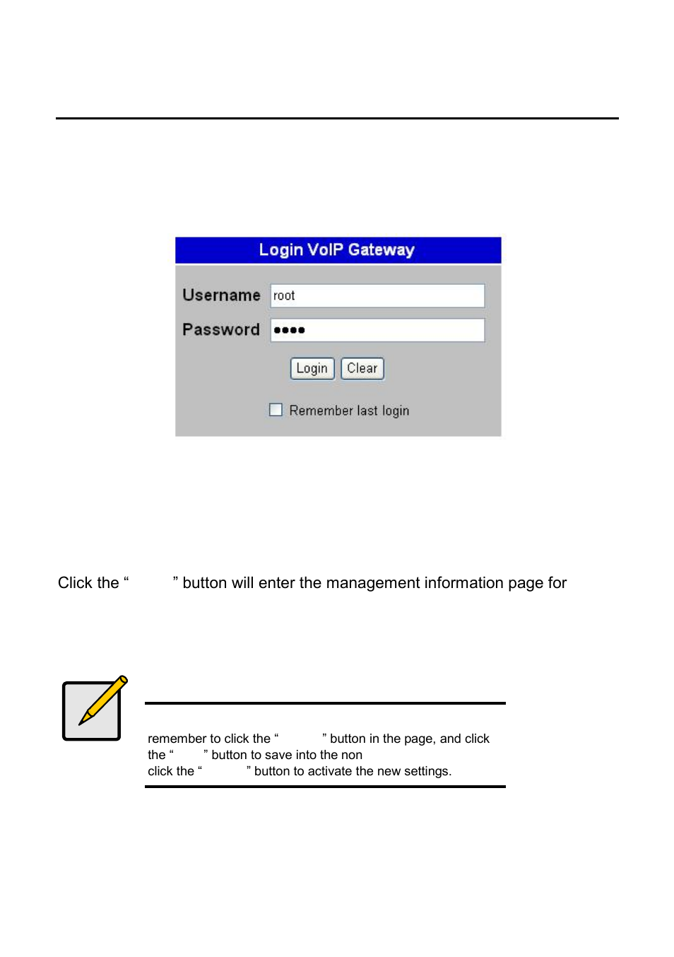 Web configuration | LevelOne VOI-7100 User Manual | Page 15 / 81