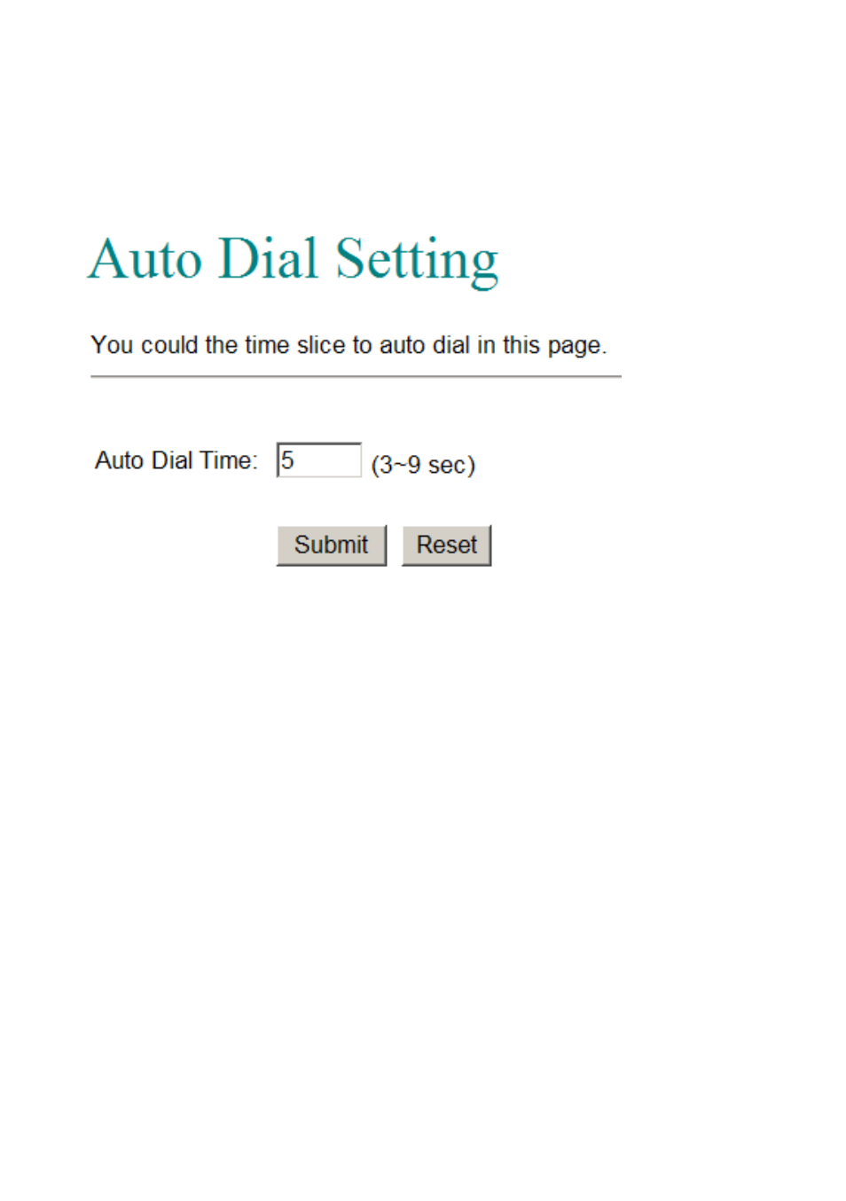 Auto dial | LevelOne VOI-7100 User Manual | Page 30 / 81