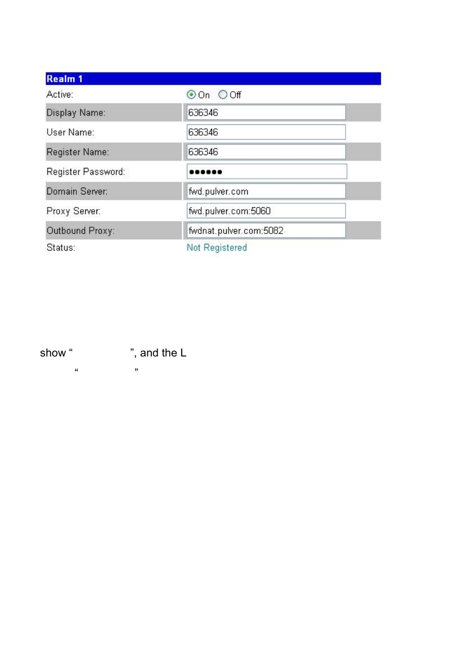 Sip settings | LevelOne VOI-7100 User Manual | Page 76 / 81