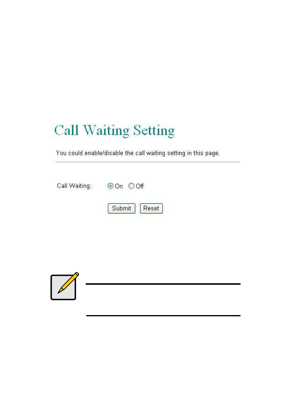 Call waiting | LevelOne VOI-7011 User Manual | Page 40 / 110