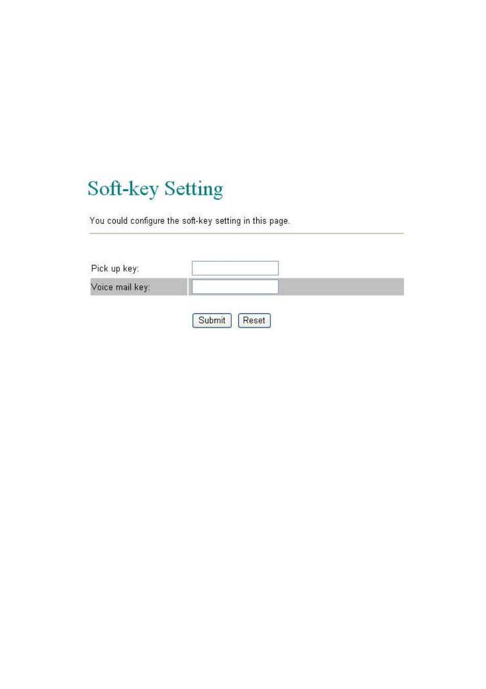 Soft-key | LevelOne VOI-7011 User Manual | Page 41 / 110