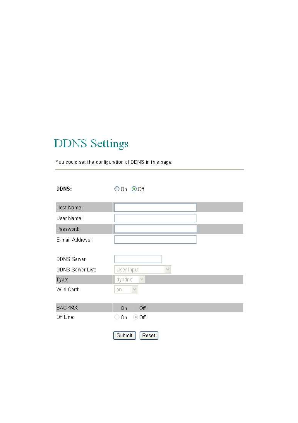 Ddns setting | LevelOne VOI-7011 User Manual | Page 49 / 110