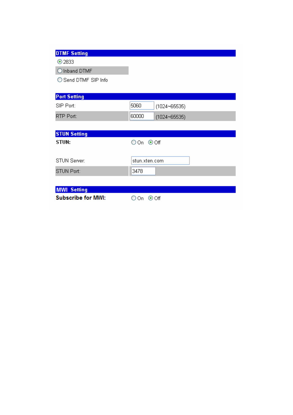 LevelOne VOI-7011 User Manual | Page 62 / 110