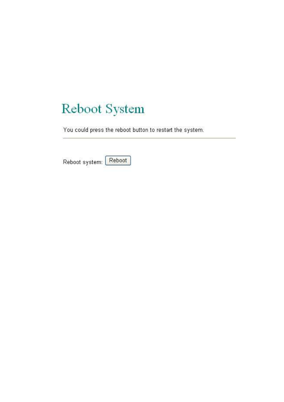 Reboot | LevelOne VOI-7011 User Manual | Page 82 / 110