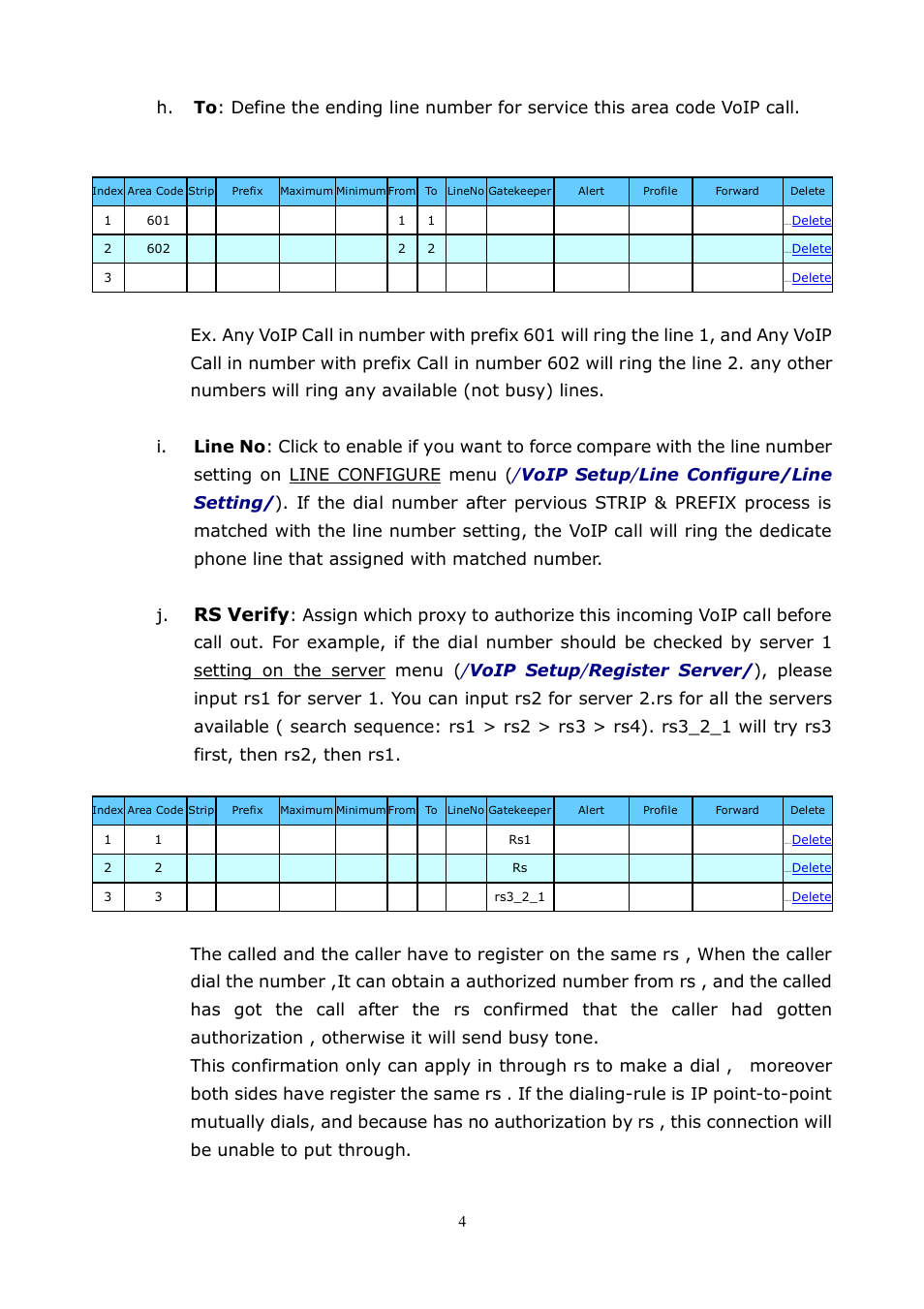 Rs verify | LevelOne VOI-8001 User Manual | Page 40 / 117