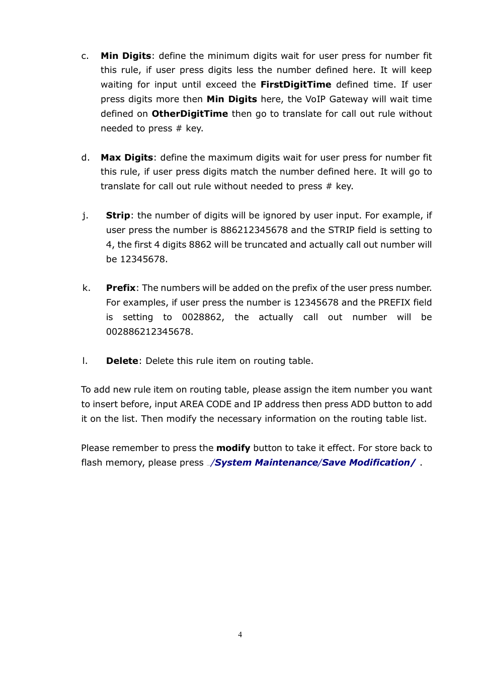 LevelOne VOI-8001 User Manual | Page 46 / 117