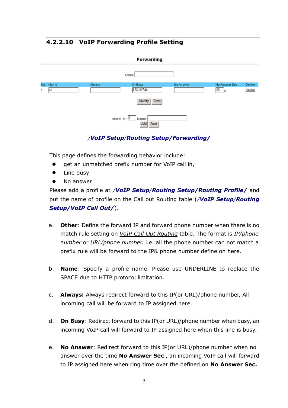 LevelOne VOI-8001 User Manual | Page 50 / 117