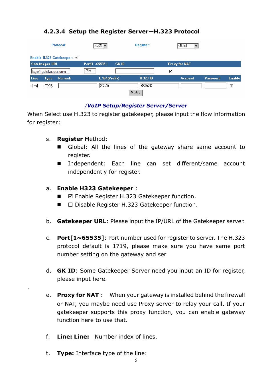 LevelOne VOI-8001 User Manual | Page 58 / 117