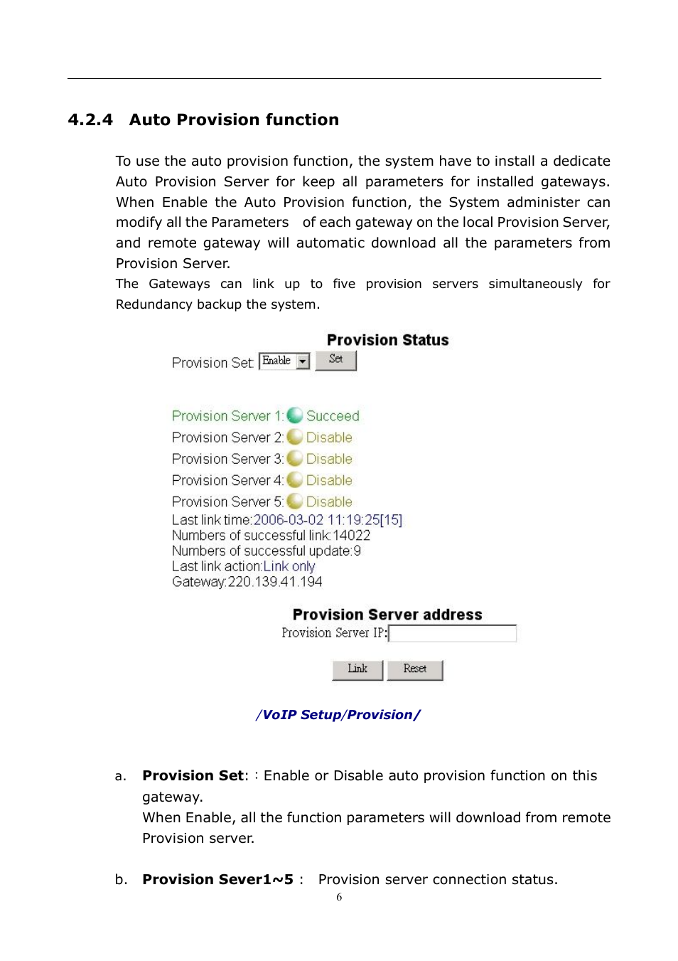 4 auto provision function | LevelOne VOI-8001 User Manual | Page 60 / 117