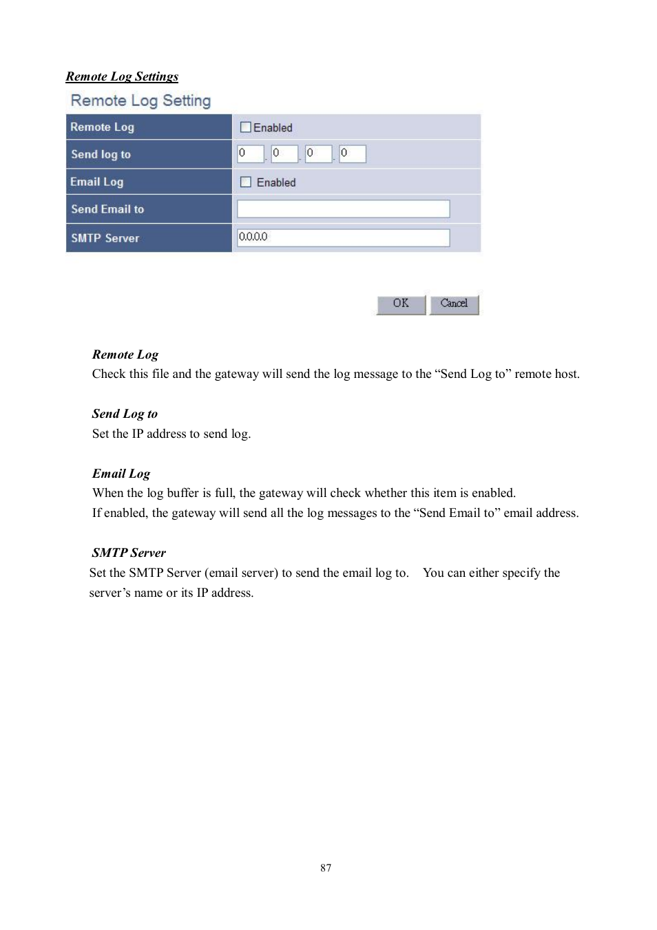 LevelOne VOI-8001 User Manual | Page 87 / 117