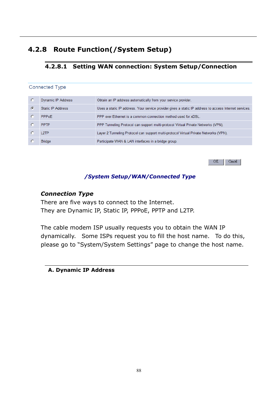 8 route function(/system setup) | LevelOne VOI-8001 User Manual | Page 88 / 117