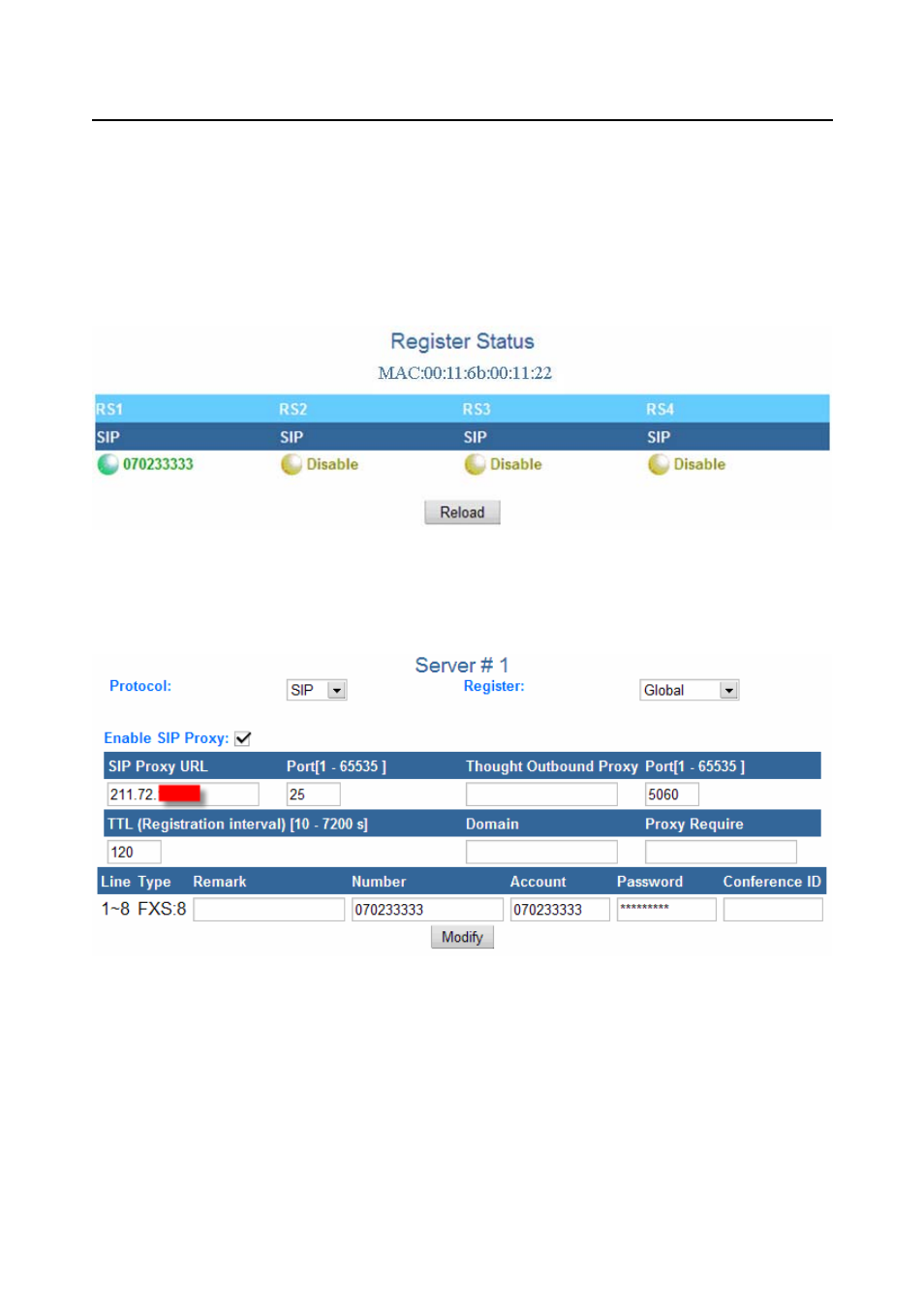 3 register server, Egister, Erver | LevelOne VOI-8001 User Manual | Page 11 / 111