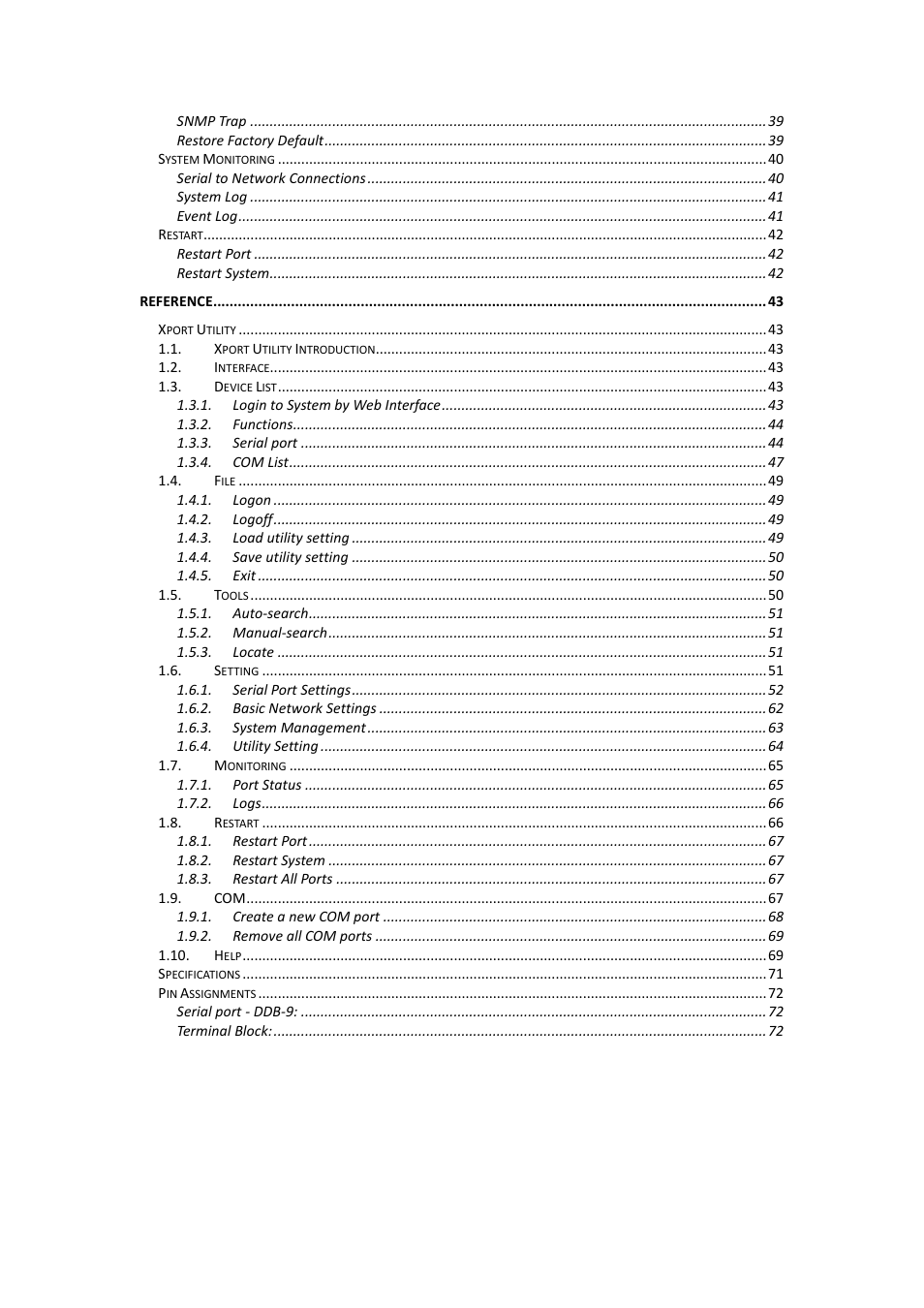LevelOne IED-1020 User Manual | Page 3 / 72
