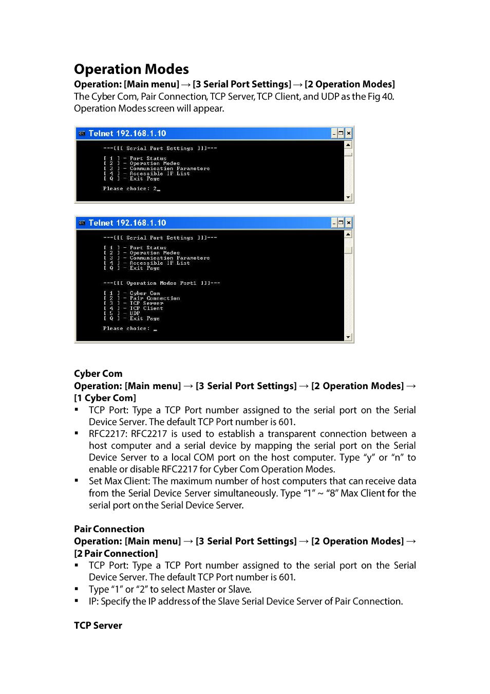 Operation modes | LevelOne IED-1020 User Manual | Page 35 / 72