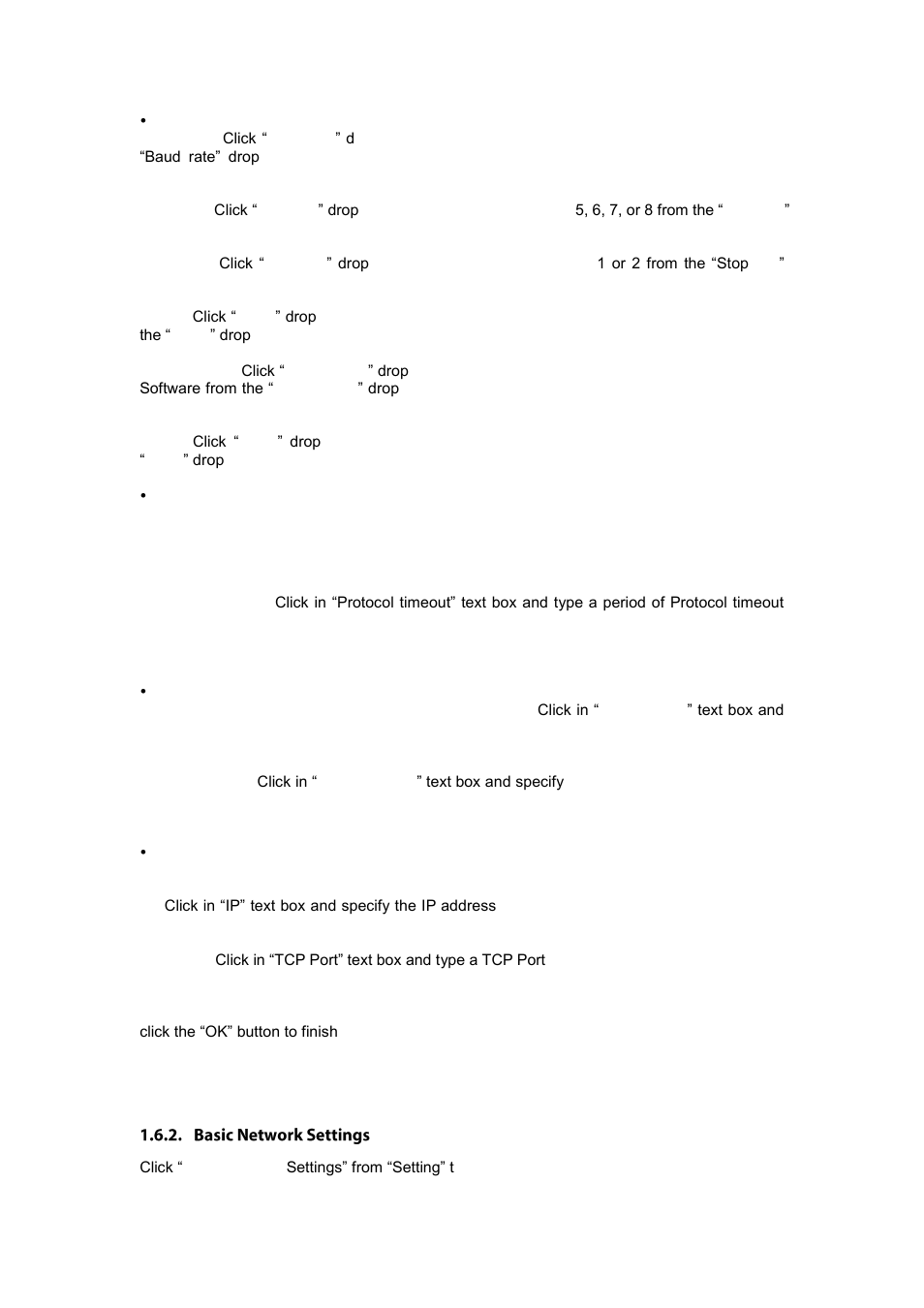 Basic network settings | LevelOne IED-1020 User Manual | Page 62 / 72