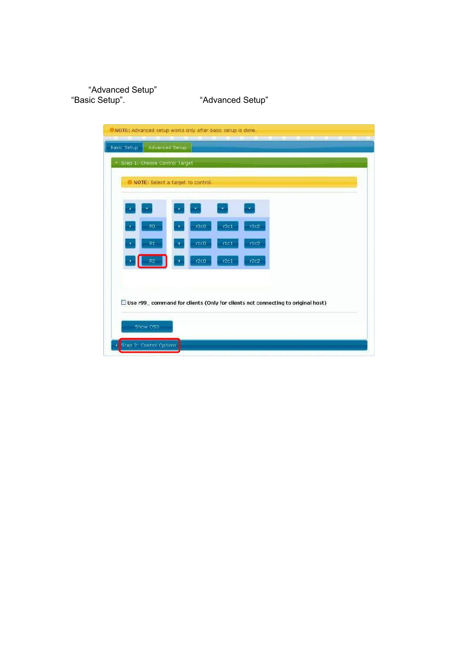 Web ui advanced setup explanation | LevelOne HVE-6601T User Manual | Page 19 / 30