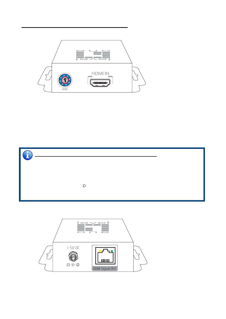 Hve-9001 hdspider, Cat.5 hdmi sender | LevelOne HVE-9900 User Manual | Page 6 / 28