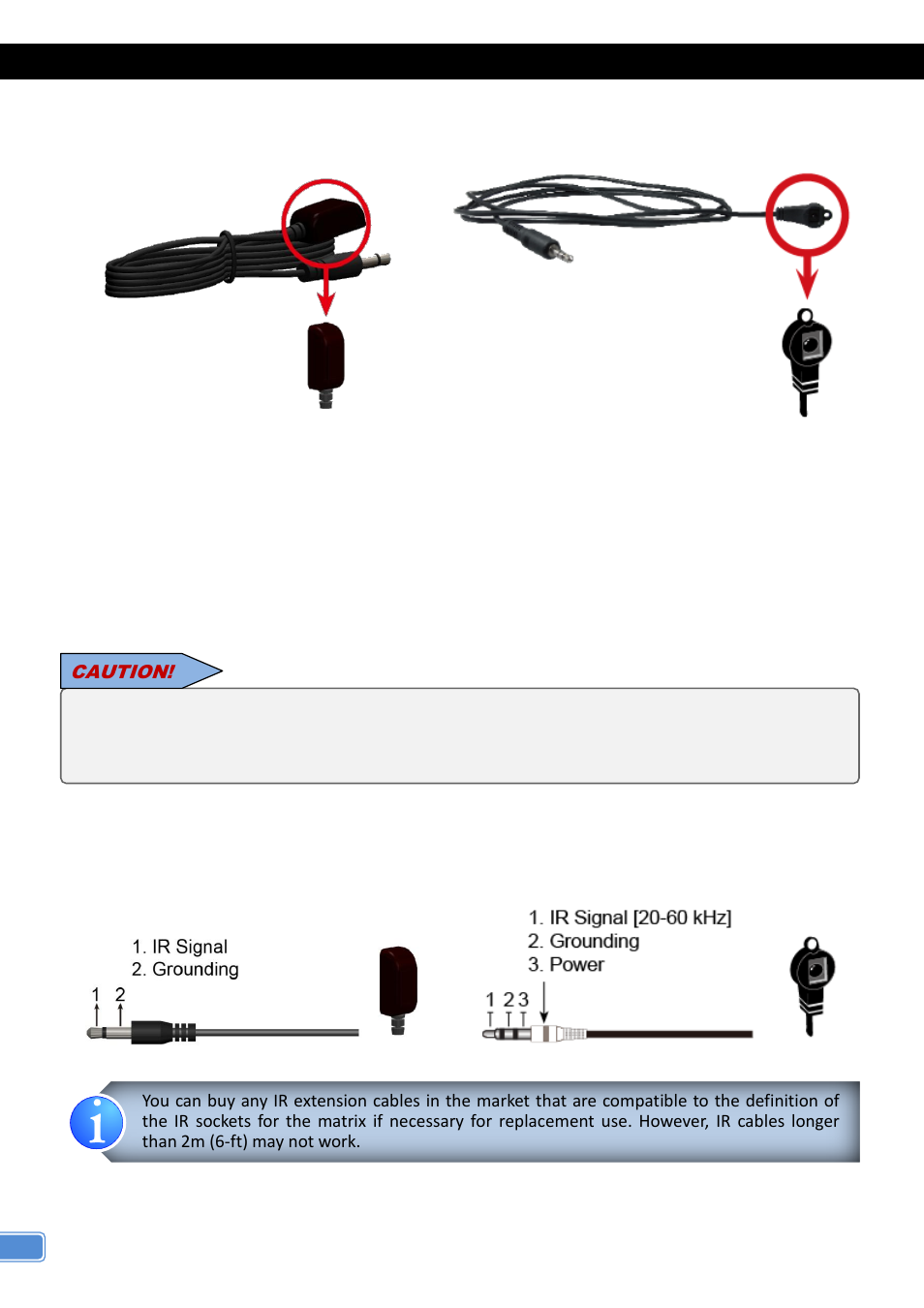 Ir pass-through | LevelOne HVE-9005 User Manual | Page 8 / 11
