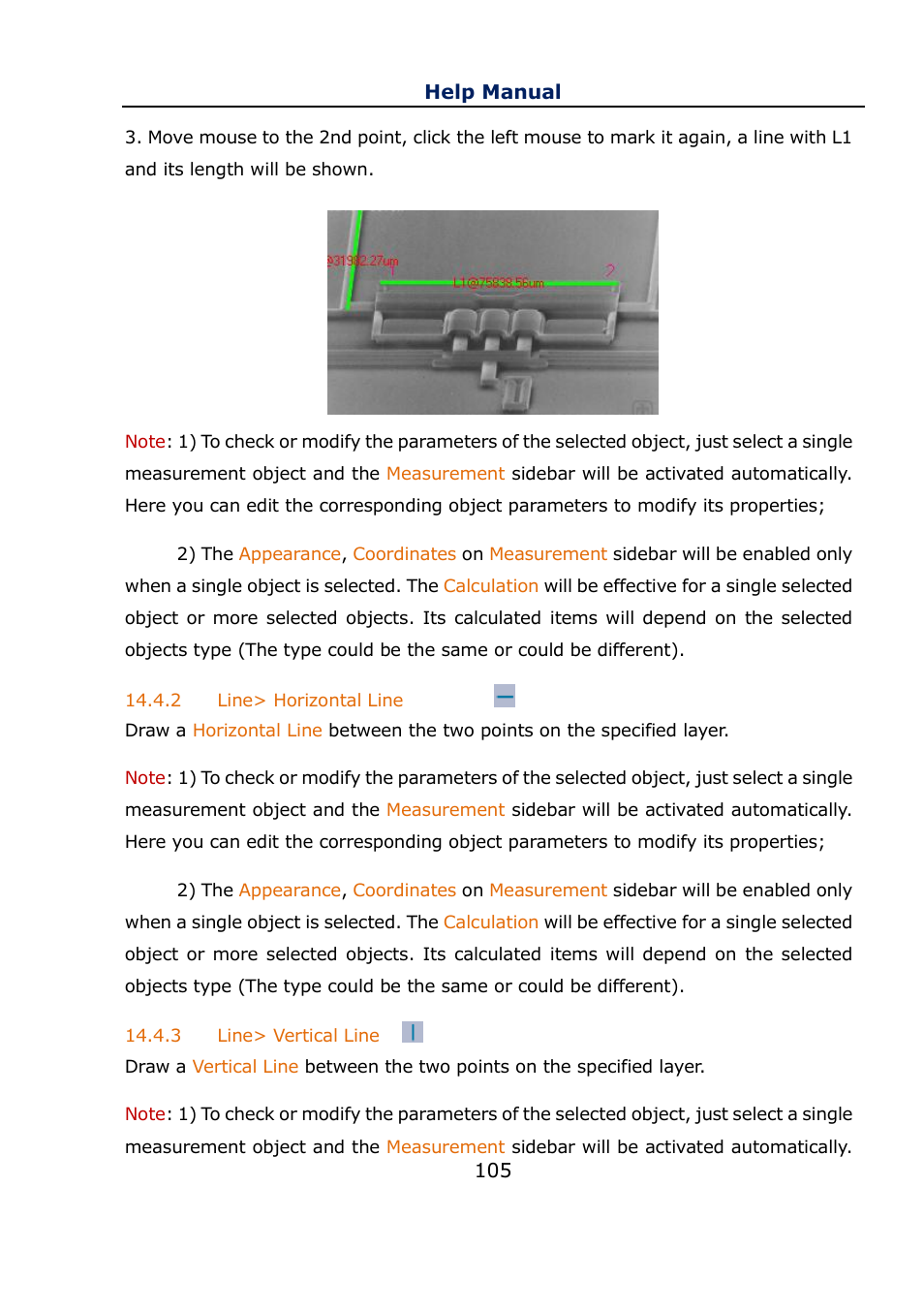 2 line> horizontal line, 3 line> vertical line, Line> horizontal line | Line> vertical line | Levenhuk C800 NG Digital Camera, USB 2.0 User Manual | Page 113 / 143