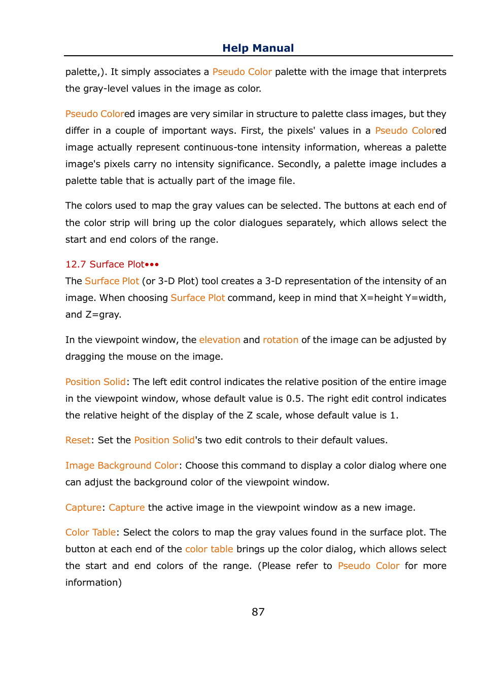7 surface plot, Surface plot | Levenhuk C800 NG Digital Camera, USB 2.0 User Manual | Page 95 / 143