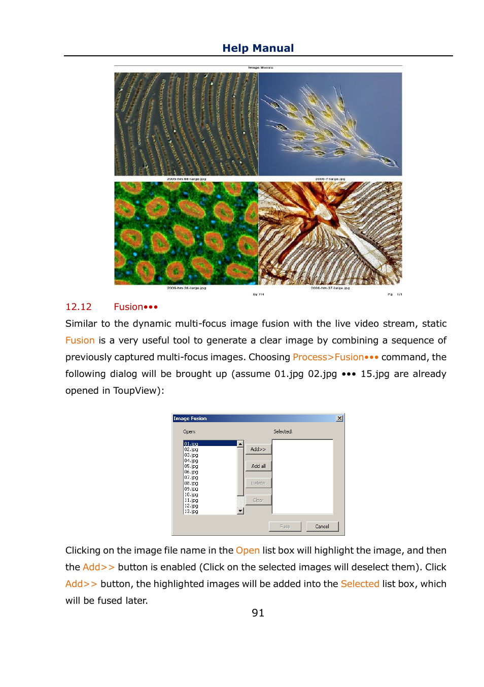 12 fusion, Fusion | Levenhuk C800 NG Digital Camera, USB 2.0 User Manual | Page 99 / 143