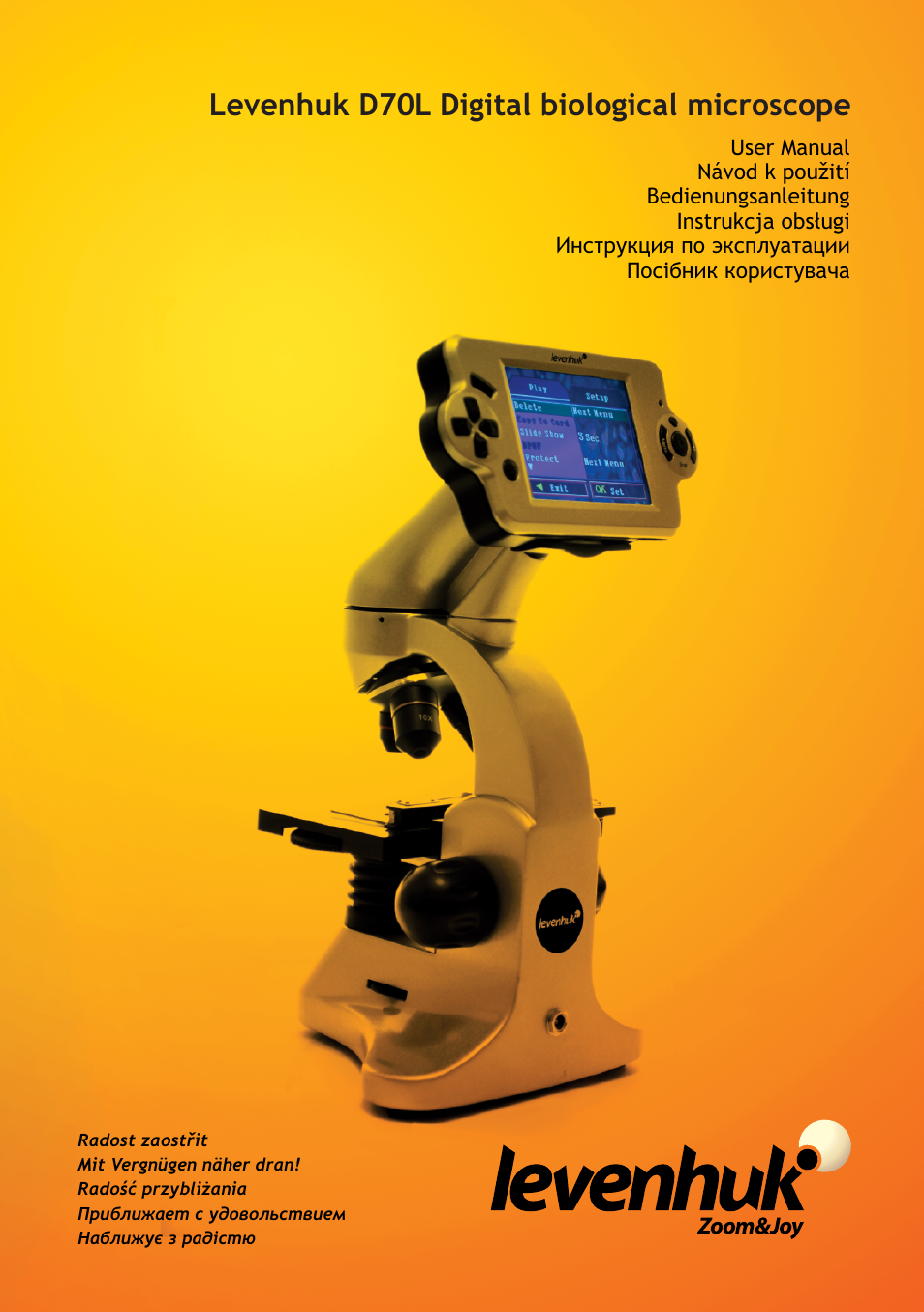 Levenhuk D70L Digital Biological Microscope User Manual | 28 pages