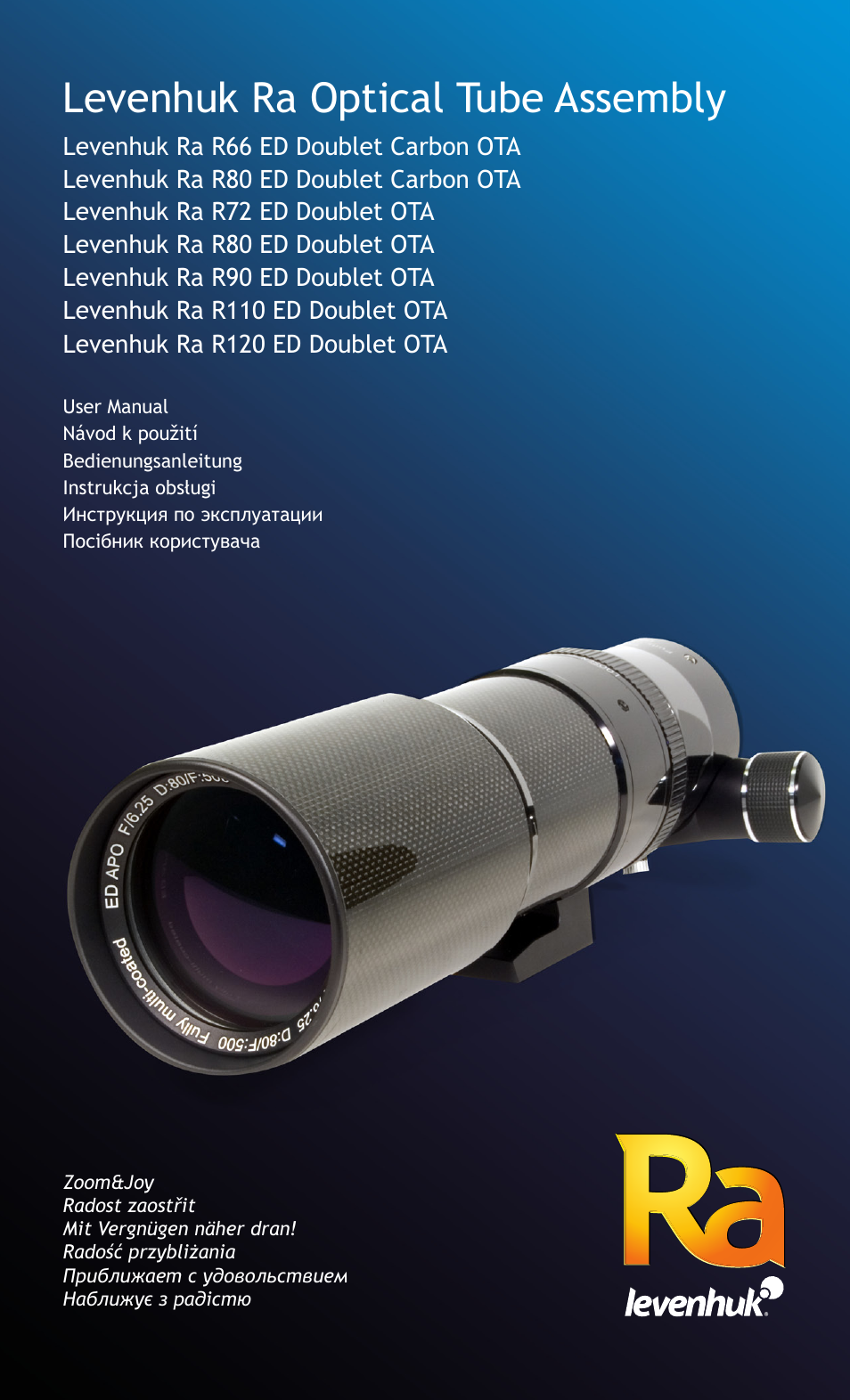 Levenhuk Ra R120 ED Doublet OTA User Manual | 21 pages