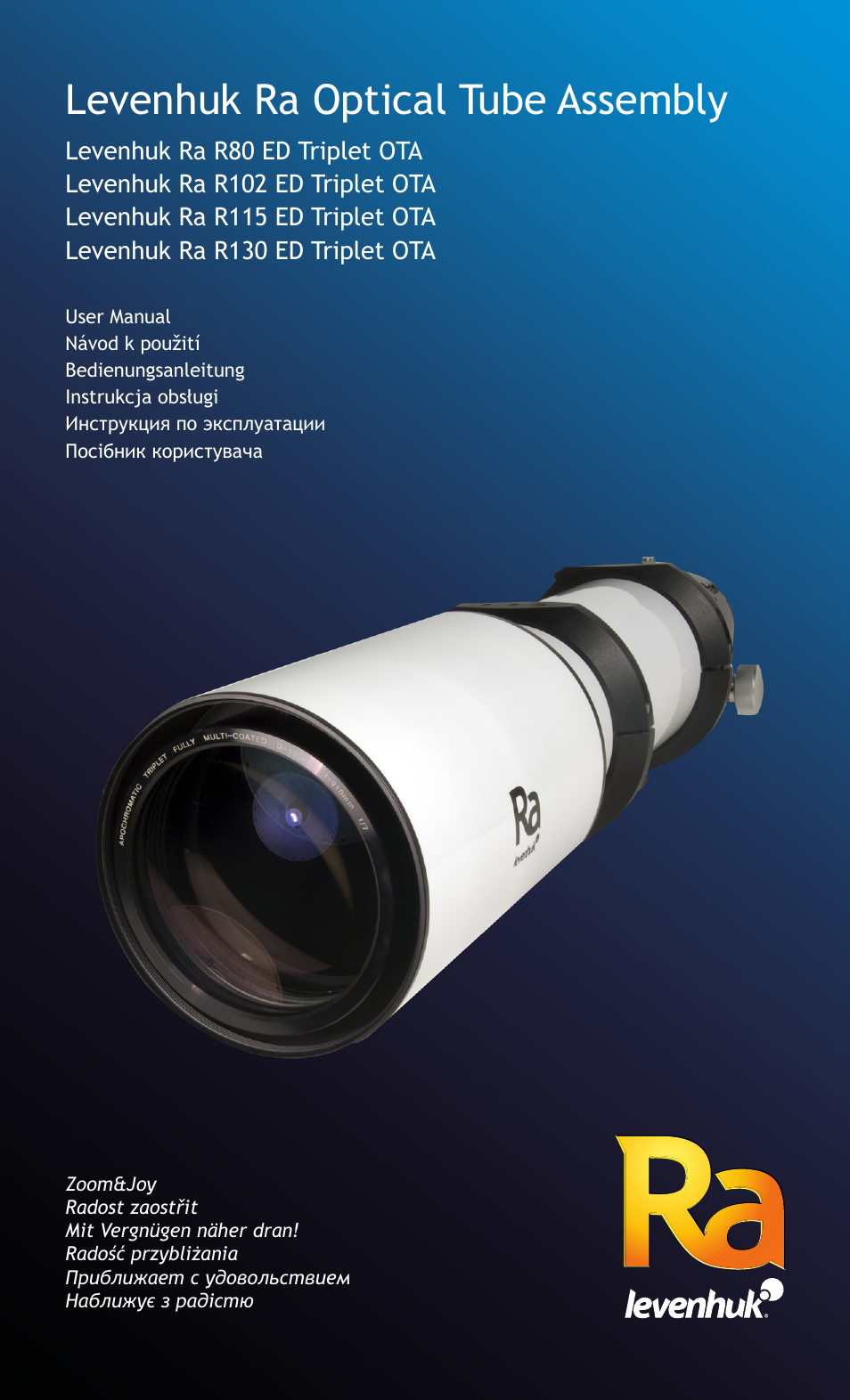 Levenhuk Ra R80 ED Triplet OTA User Manual | 21 pages