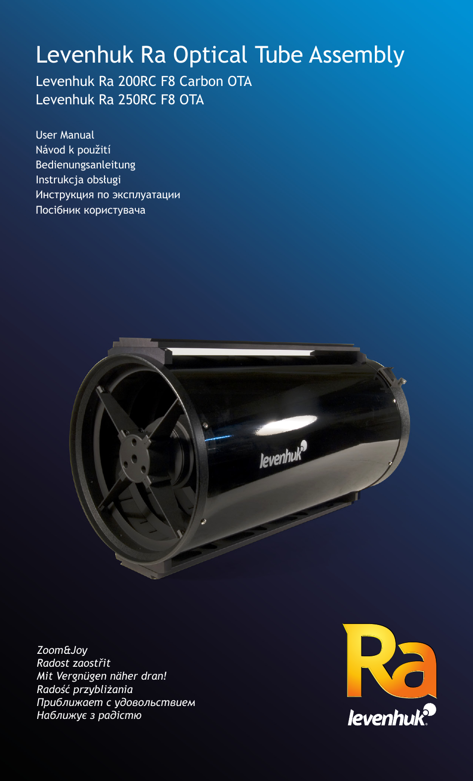 Levenhuk Ra 200RC F8 Carbon OTA User Manual | 28 pages