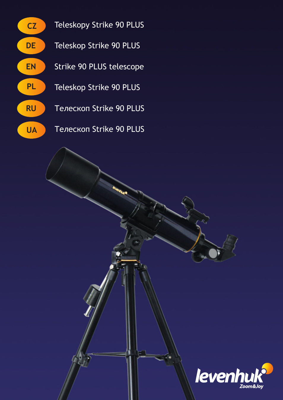 Levenhuk Strike 90 PLUS Telescope User Manual | 28 pages